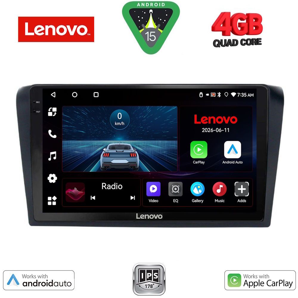 LENOVO LVE 8365_CPAA (9inc) MULTIMEDIA TABLET for MAZDA 3 mod. 2003-2008 LENOVO LVE 8365_CPAA (9inc) MULTIMEDIA TABLET for MAZDA 3 mod. 2003-2008