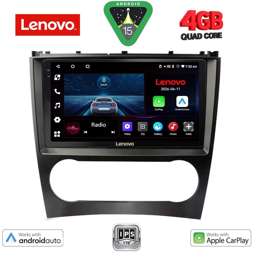 LENOVO LVE 8404_CPAA (9inc) MULTIMEDIA TABLET for MERCEDES C – CLK (W203-209) mod. 2004-2008 LENOVO LVE 8404_CPAA (9inc) MULTIMEDIA TABLET for MERCEDES C – CLK (W203-209) mod. 2004-2008