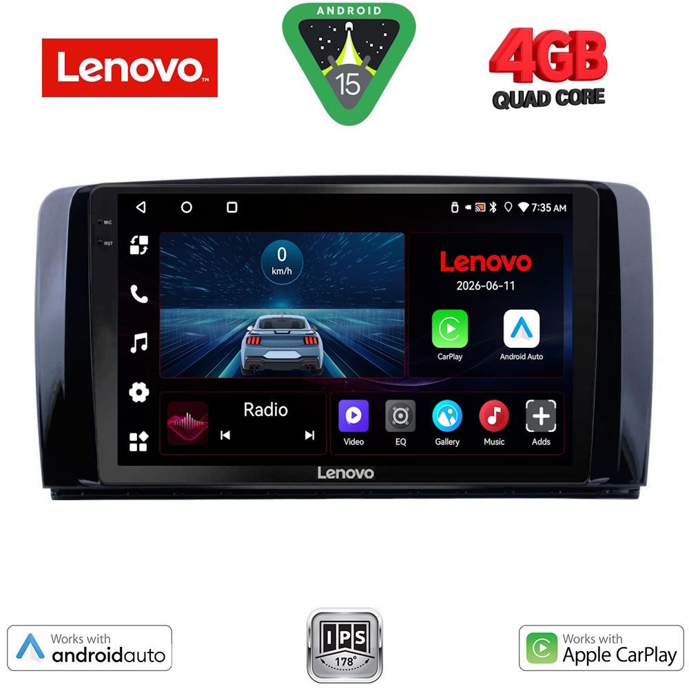 LENOVO LVE 8422_CPAA (9inc) MULTIMEDIA TABLET for MERCEDES R (W251) mod. 2006-2015 LENOVO LVE 8422_CPAA (9inc) MULTIMEDIA TABLET for MERCEDES R (W251) mod. 2006-2015