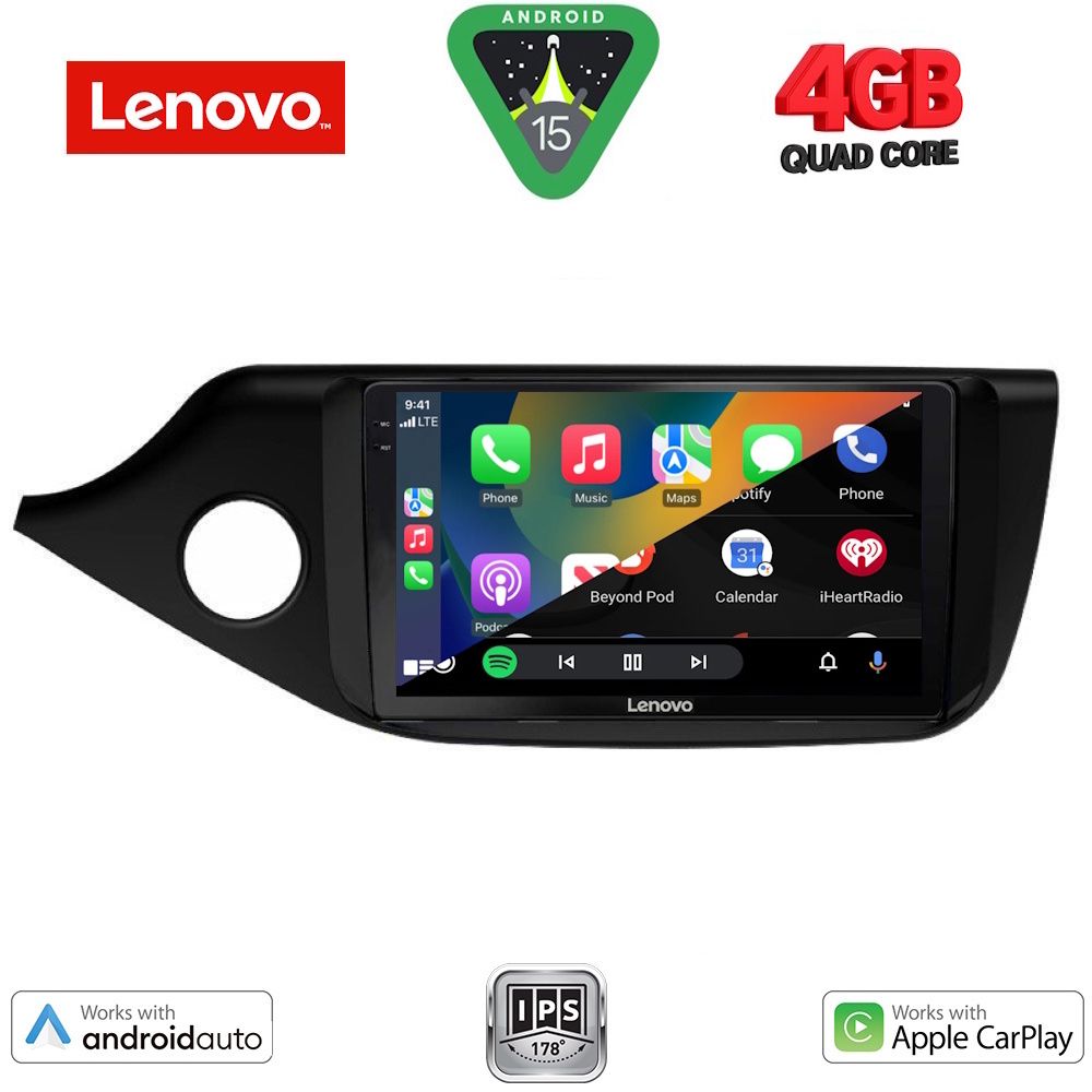 LENOVO LVE 8302_CPAA (9inc) MULTIMEDIA TABLET for KIA CEED mod. 2012-2018 LENOVO LVE 8302_CPAA (9inc) MULTIMEDIA TABLET for KIA CEED mod. 2012-2018