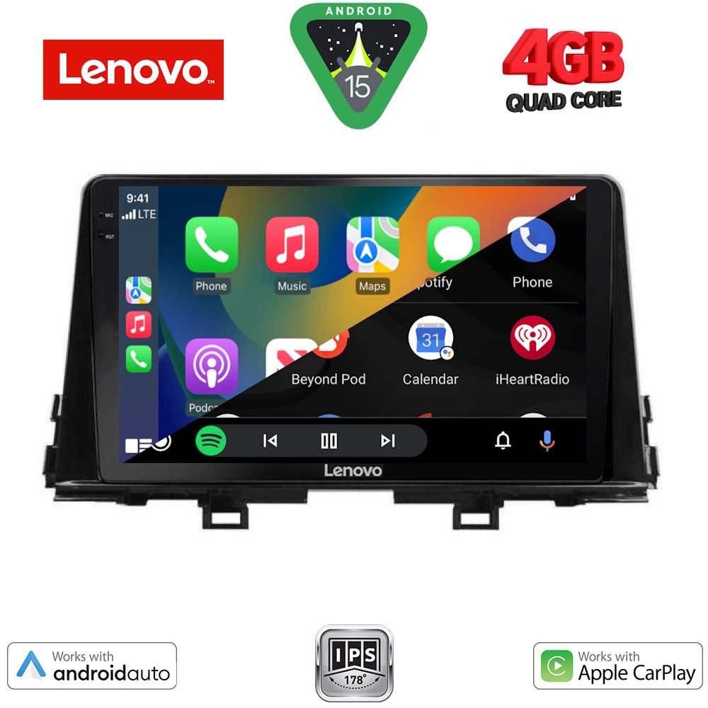 LENOVO LVE 8309_CPAA (9inc) MULTIMEDIA TABLET for KIA PICANTO mod. 2017-2021 LENOVO LVE 8309_CPAA (9inc) MULTIMEDIA TABLET for KIA PICANTO mod. 2017-2021