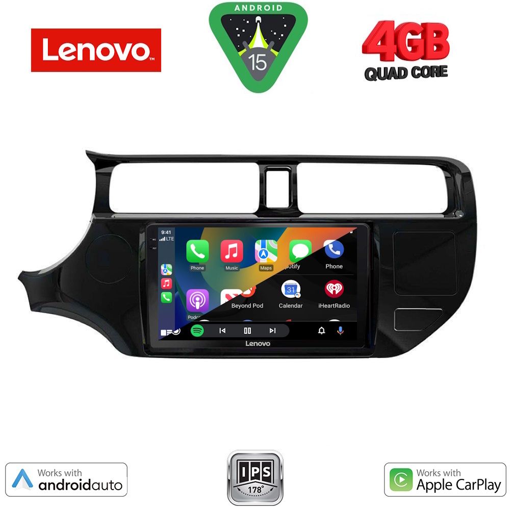 LENOVO LVE 8314_CPAA (9inc) MULTIMEDIA TABLET for KIA RIO mod. 2012-2015 LENOVO LVE 8314_CPAA (9inc) MULTIMEDIA TABLET for KIA RIO mod. 2012-2015