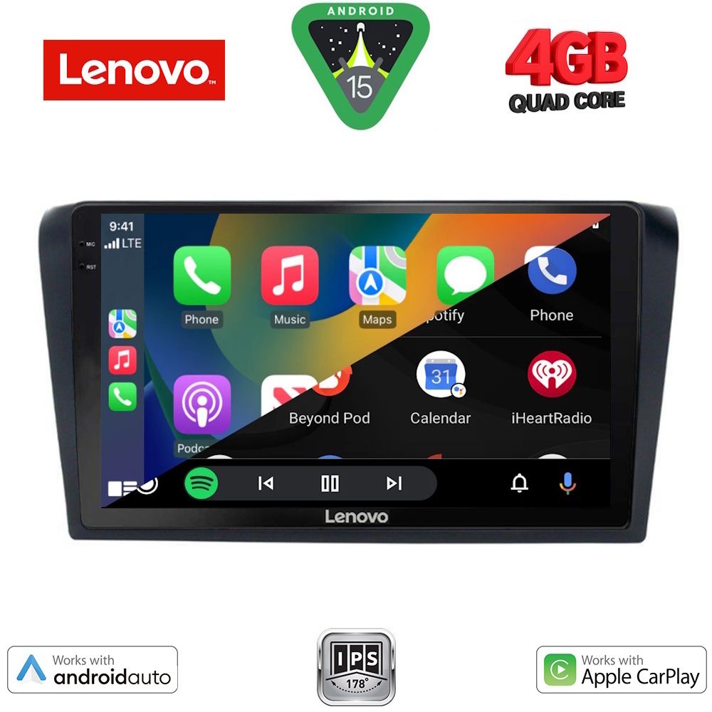 LENOVO LVE 8365_CPAA (9inc) MULTIMEDIA TABLET for MAZDA 3 mod. 2003-2008 LENOVO LVE 8365_CPAA (9inc) MULTIMEDIA TABLET for MAZDA 3 mod. 2003-2008