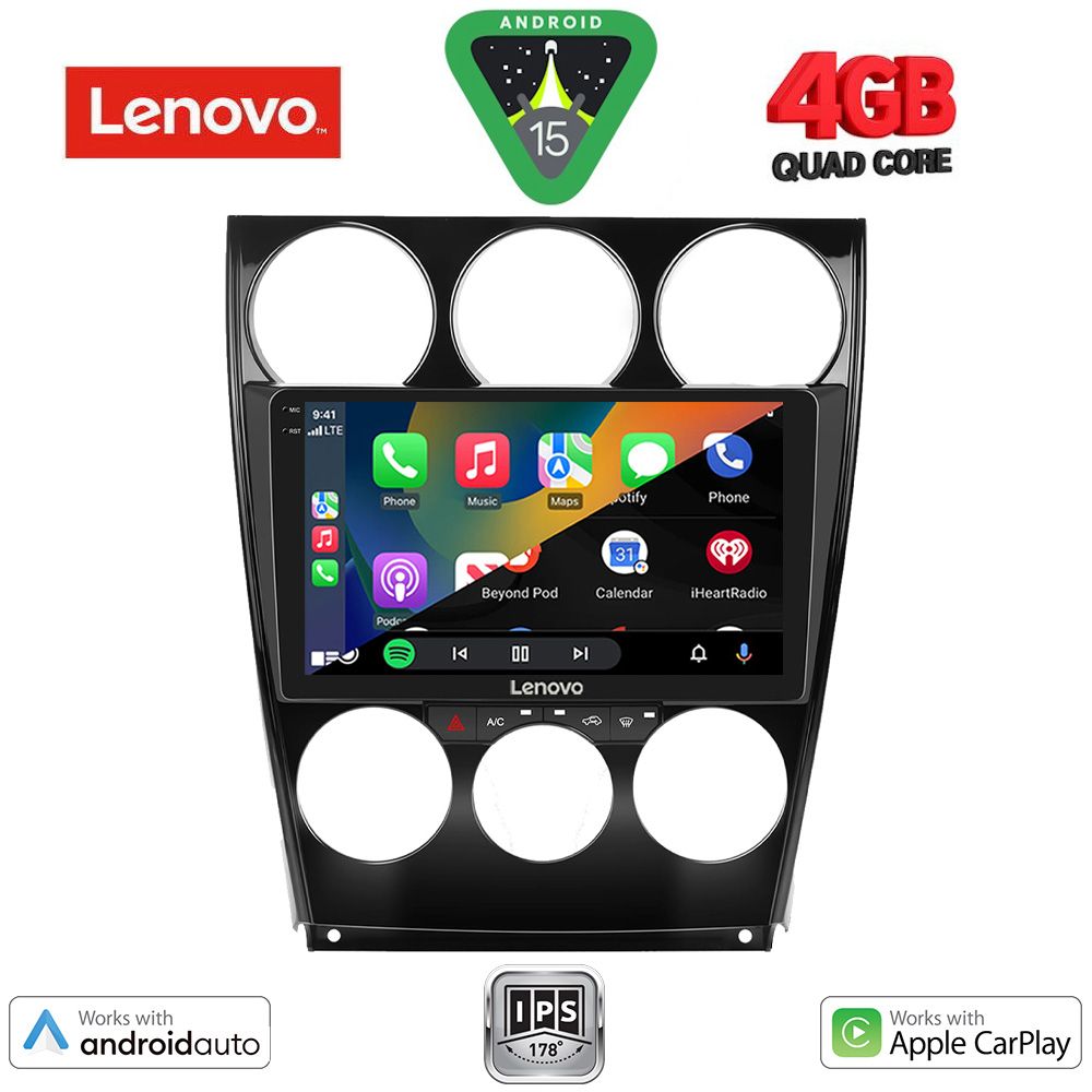 LENOVO LVE 8375_CPAA (9inc) MULTIMEDIA TABLET for MAZDA 6 (FACELIFT) mod. 2005-2008 LENOVO LVE 8375_CPAA (9inc) MULTIMEDIA TABLET for MAZDA 6 (FACELIFT) mod. 2005-2008