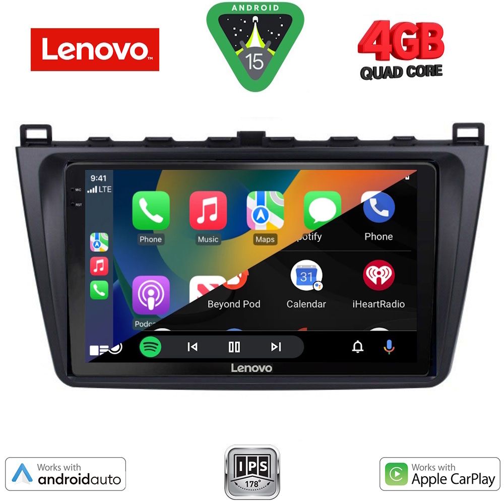 LENOVO LVE 8377_CPAA (9inc) MULTIMEDIA TABLET for MAZDA 6 mod. 2008-2012 LENOVO LVE 8377_CPAA (9inc) MULTIMEDIA TABLET for MAZDA 6 mod. 2008-2012