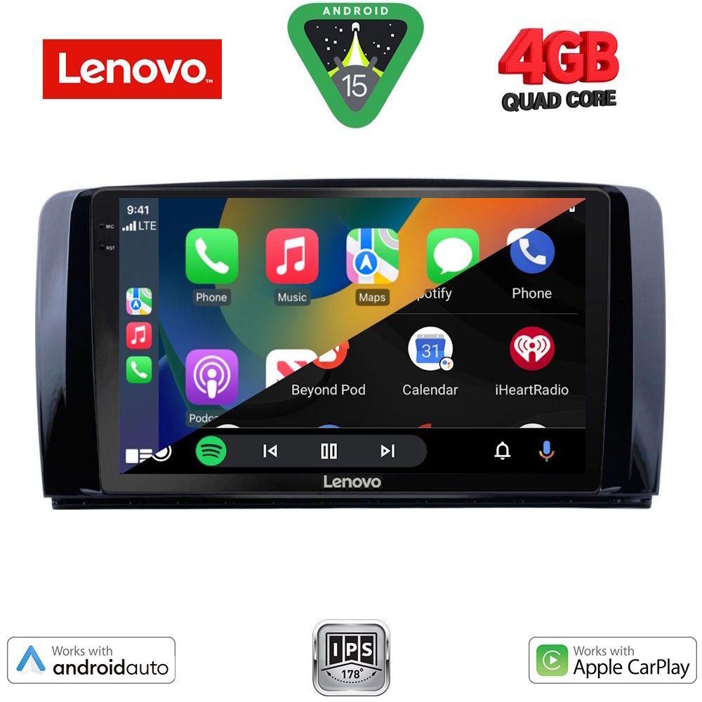 LENOVO LVE 8422_CPAA (9inc) MULTIMEDIA TABLET for MERCEDES R (W251) mod. 2006-2015 LENOVO LVE 8422_CPAA (9inc) MULTIMEDIA TABLET for MERCEDES R (W251) mod. 2006-2015