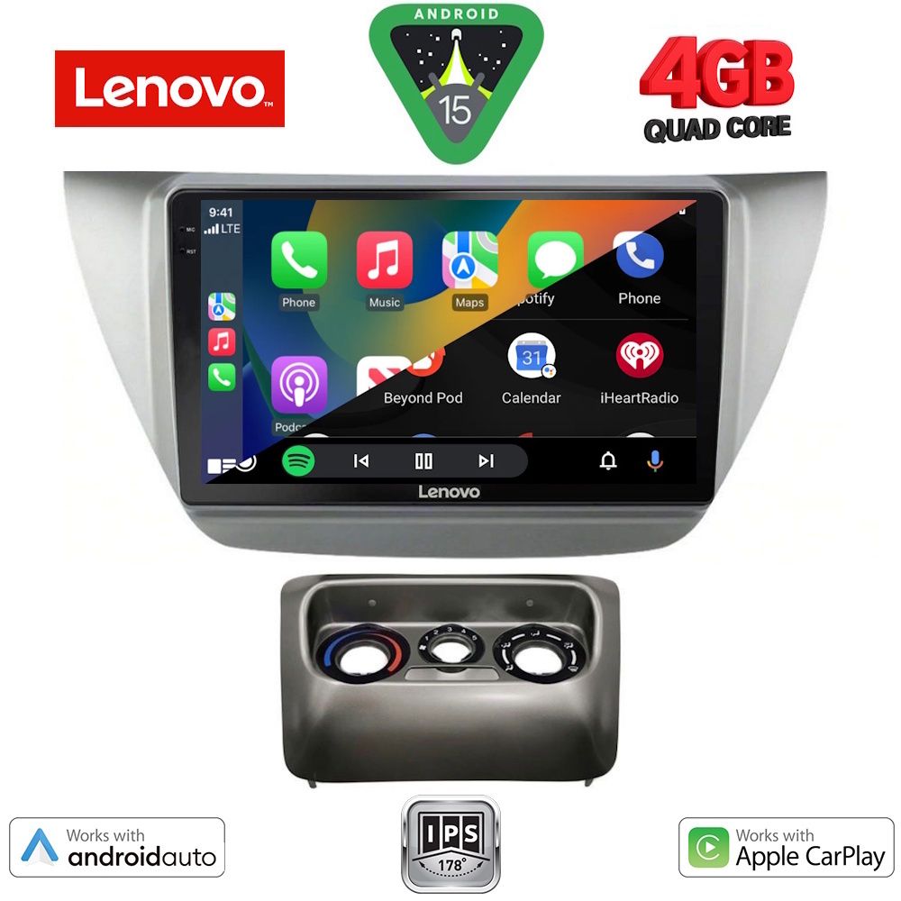 LENOVO LVE 8433_CPAA (9inc) MULTIMEDIA TABLET for MITSUBISHI LANCER mod. 2000-2007 LENOVO LVE 8433_CPAA (9inc) MULTIMEDIA TABLET for MITSUBISHI LANCER mod. 2000-2007