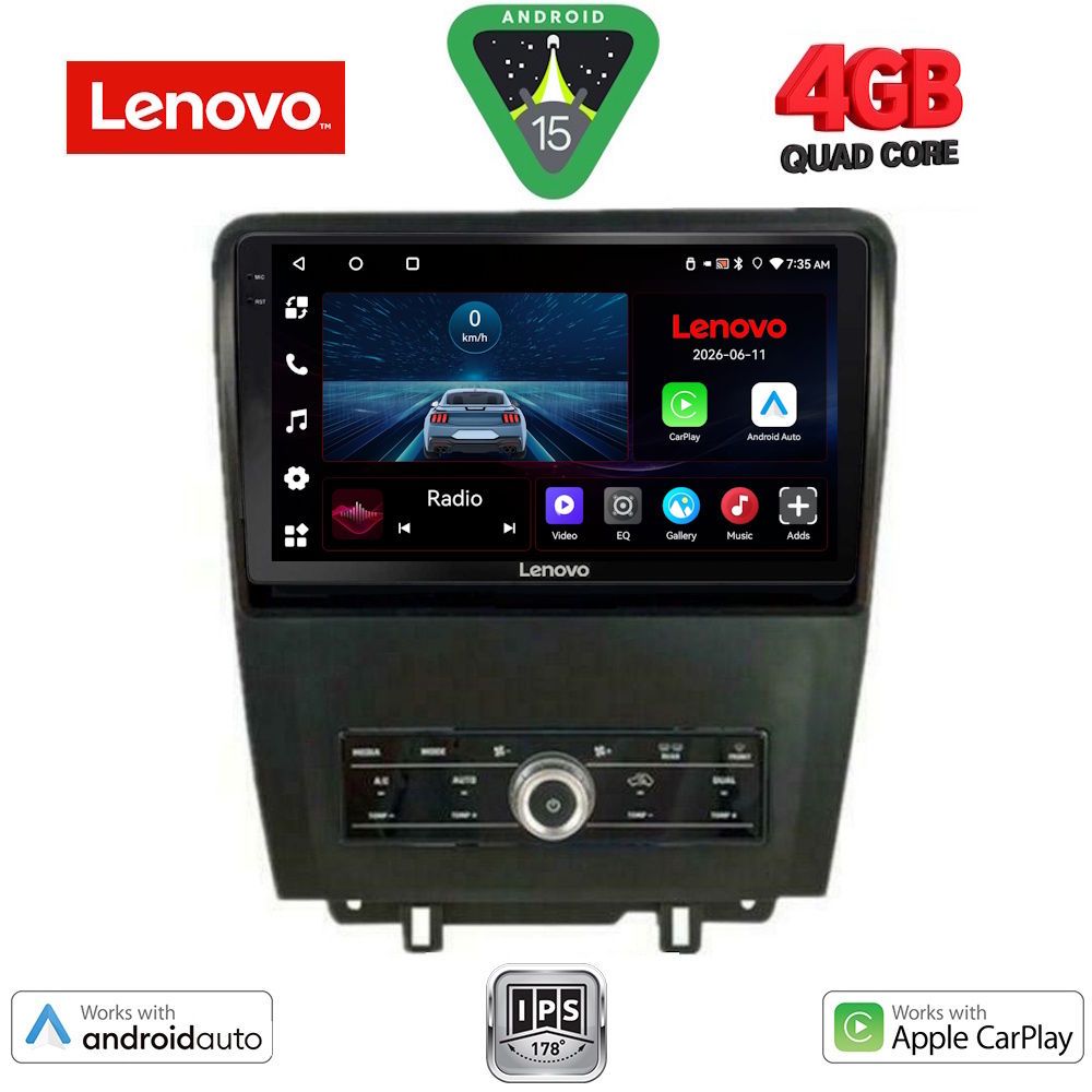 LENOVO LVE 8165_CPAA (9inc) MULTIMEDIA TABLET for FORD MUSTANG mod. 2010-2015 LENOVO LVE 8165_CPAA (9inc) MULTIMEDIA TABLET for FORD MUSTANG mod. 2010-2015