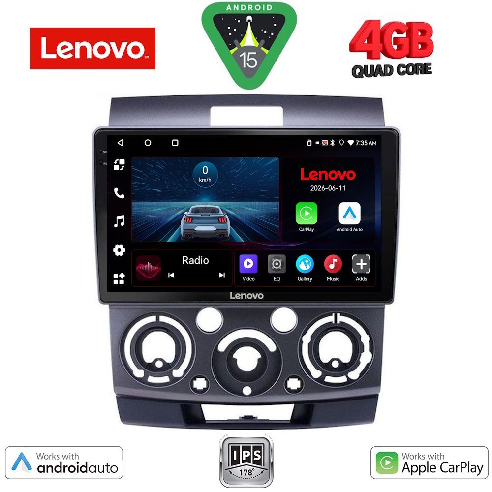 LENOVO LVE 8170_CPAA (9inc) MULTIMEDIA TABLET for FORD RANGER | MAZDA BT50 mod. 2006-2011 LENOVO LVE 8170_CPAA (9inc) MULTIMEDIA TABLET for FORD RANGER | MAZDA BT50 mod. 2006-2011