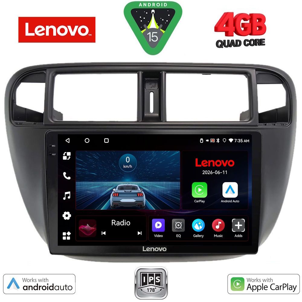 LENOVO LVE 8186_CPAA A/C (9inc) MULTIMEDIA TABLET for HONDA CIVIC mod. 1995-2001 LENOVO LVE 8186_CPAA A/C (9inc) MULTIMEDIA TABLET for HONDA CIVIC mod. 1995-2001
