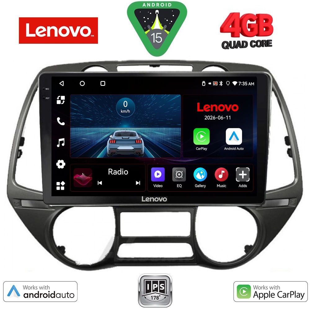 LENOVO LVE 8226_CPAA (9inc) MULTIMEDIA TABLET for HYUNDAI i20 mod. 2008-2014 LENOVO LVE 8226_CPAA (9inc) MULTIMEDIA TABLET for HYUNDAI i20 mod. 2008-2014