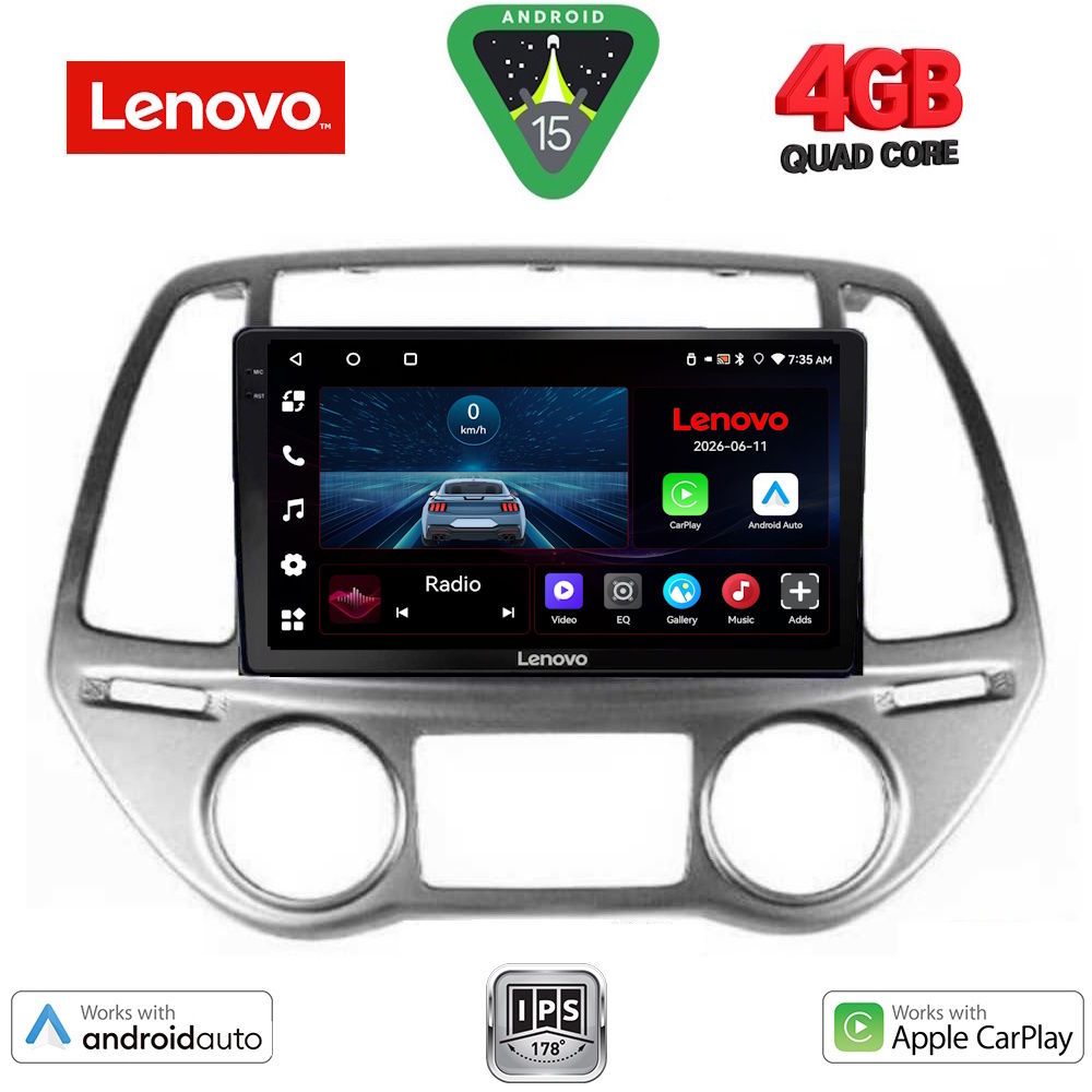 LENOVO LVE 8227_CPAA CLIMA (9inc) MULTIMEDIA TABLET for HYUNDAI i20 mod. 2008-2012 LENOVO LVE 8227_CPAA CLIMA (9inc) MULTIMEDIA TABLET for HYUNDAI i20 mod. 2008-2012