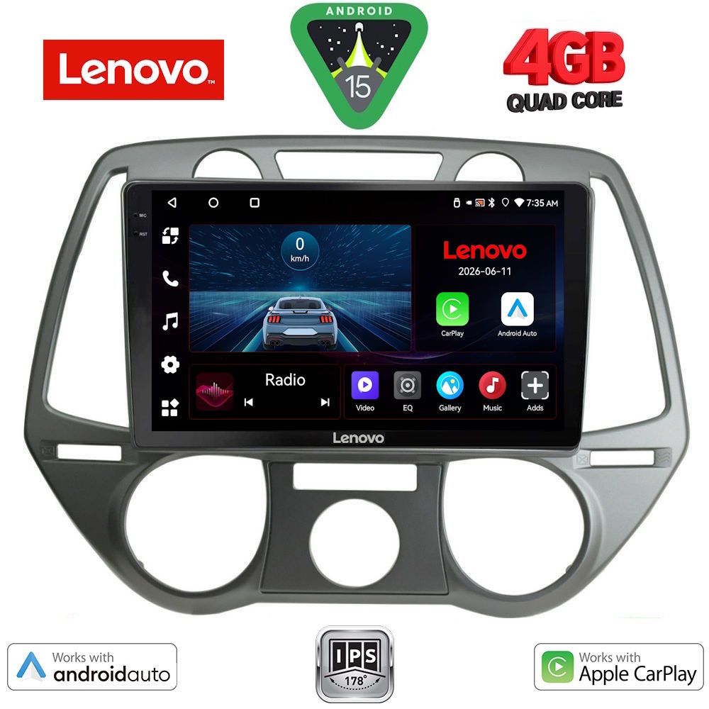 LENOVO LVE 8228_CPAA A/C (9inc) MULTIMEDIA TABLET for HYUNDAI i20 mod. 2008-2012 LENOVO LVE 8228_CPAA A/C (9inc) MULTIMEDIA TABLET for HYUNDAI i20 mod. 2008-2012