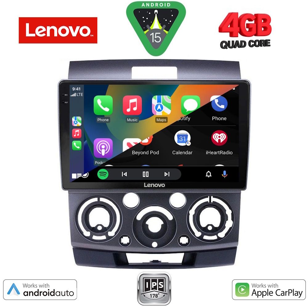 LENOVO LVE 8170_CPAA (9inc) MULTIMEDIA TABLET for FORD RANGER | MAZDA BT50 mod. 2006-2011 LENOVO LVE 8170_CPAA (9inc) MULTIMEDIA TABLET for FORD RANGER | MAZDA BT50 mod. 2006-2011
