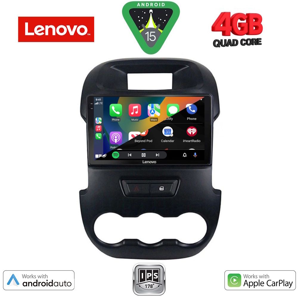 LENOVO LVE 8171_CPAA (9inc) MULTIMEDIA TABLET for FORD RANGER mod. 2011-2015 LENOVO LVE 8171_CPAA (9inc) MULTIMEDIA TABLET for FORD RANGER mod. 2011-2015