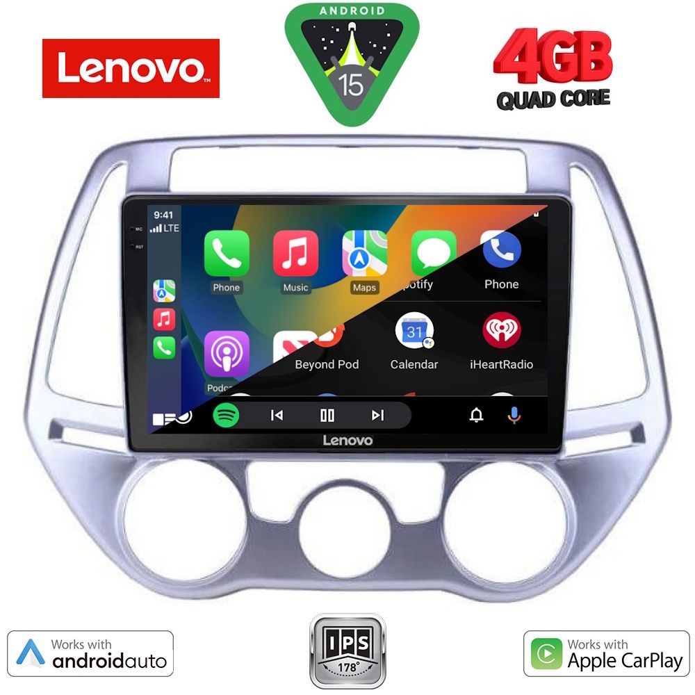 LENOVO LVE 8227_CPAA A/C (9inc) MULTIMEDIA TABLET for HYUNDAI i20 mod. 2008-2012 LENOVO LVE 8227_CPAA A/C (9inc) MULTIMEDIA TABLET for HYUNDAI i20 mod. 2008-2012