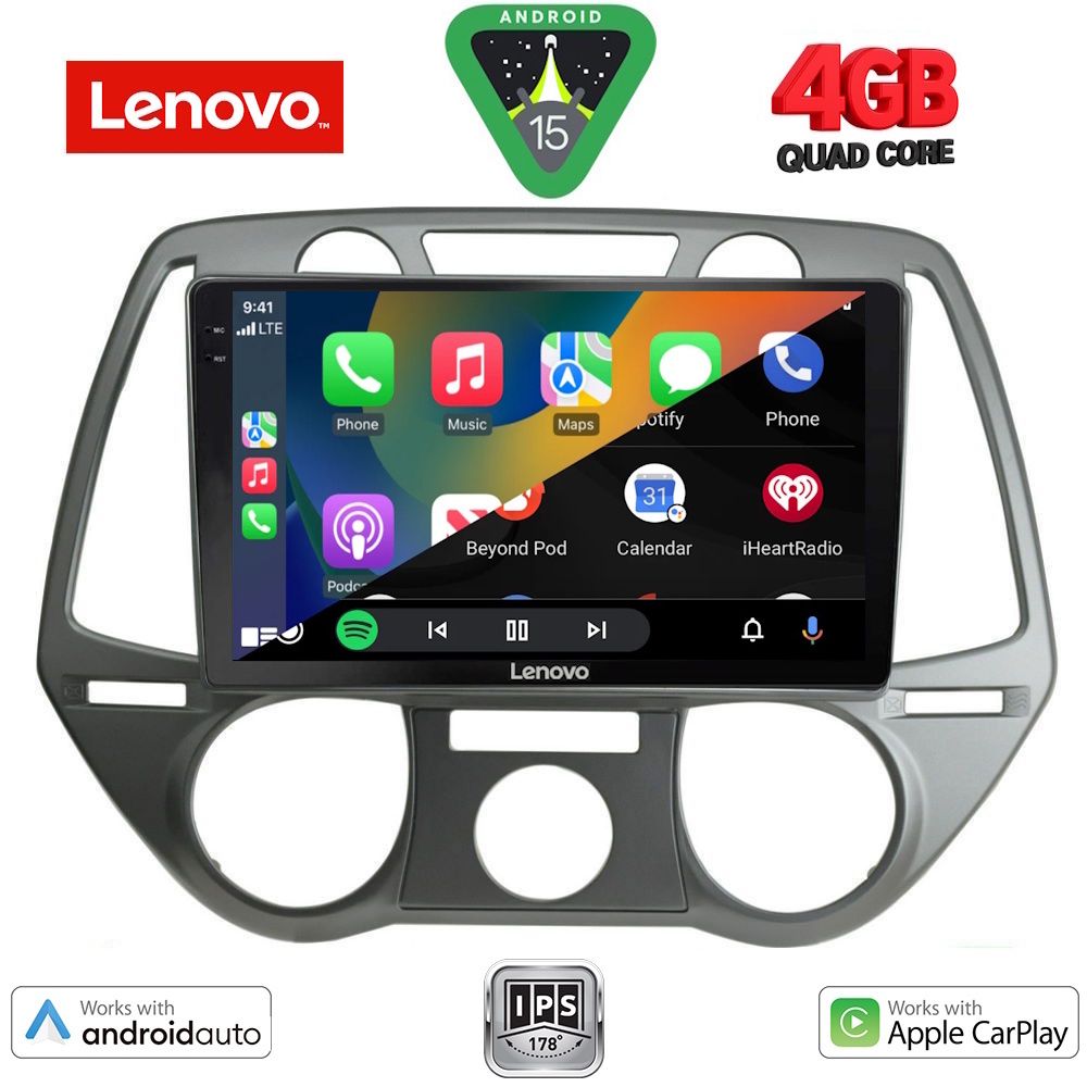 LENOVO LVE 8228_CPAA A/C (9inc) MULTIMEDIA TABLET for HYUNDAI i20 mod. 2008-2012 LENOVO LVE 8228_CPAA A/C (9inc) MULTIMEDIA TABLET for HYUNDAI i20 mod. 2008-2012