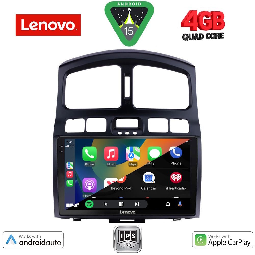 LENOVO LVE 8236_CPAA (9inc) MULTIMEDIA TABLET for HYUNDAI SANTA FE mod. 2003-2006 LENOVO LVE 8236_CPAA (9inc) MULTIMEDIA TABLET for HYUNDAI SANTA FE mod. 2003-2006