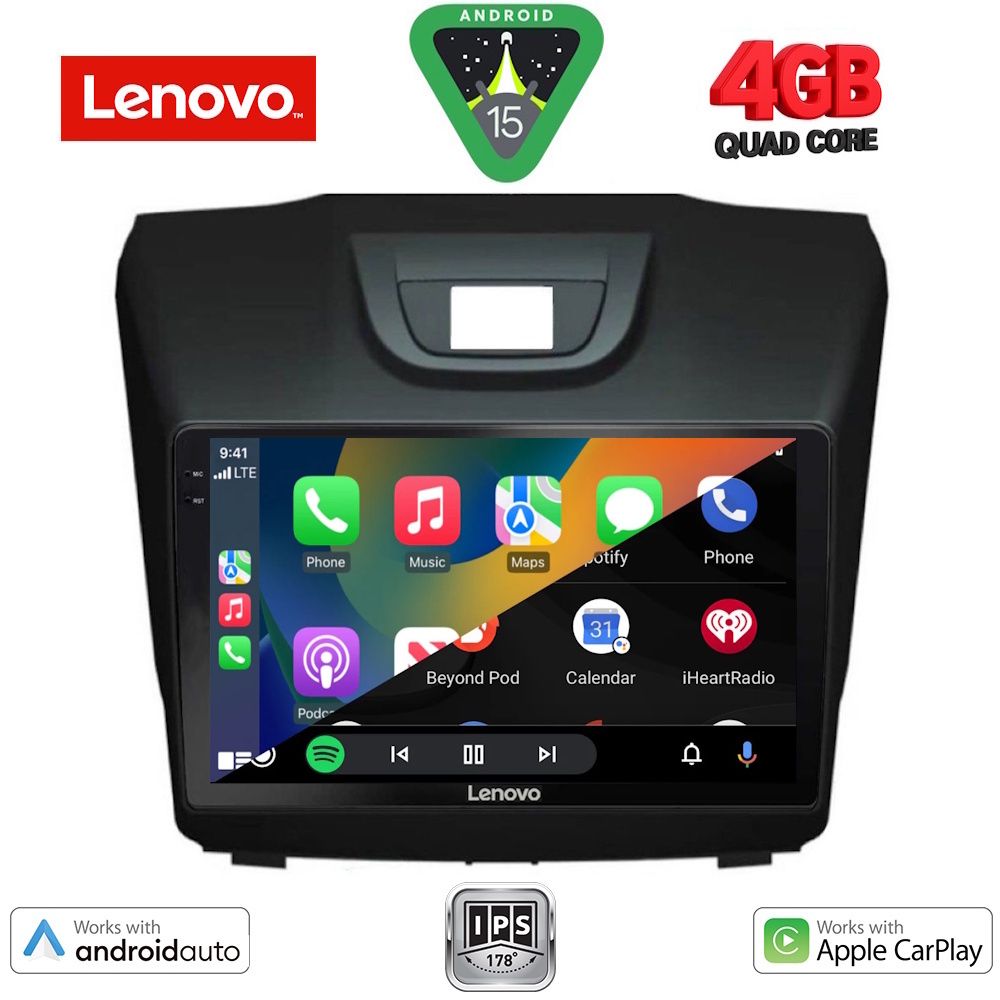 LENOVO LVE 8255_CPAA (9inc) MULTIMEDIA TABLET for ISUZU DMAX mod. 2012-2020 LENOVO LVE 8255_CPAA (9inc) MULTIMEDIA TABLET for ISUZU DMAX mod. 2012-2020