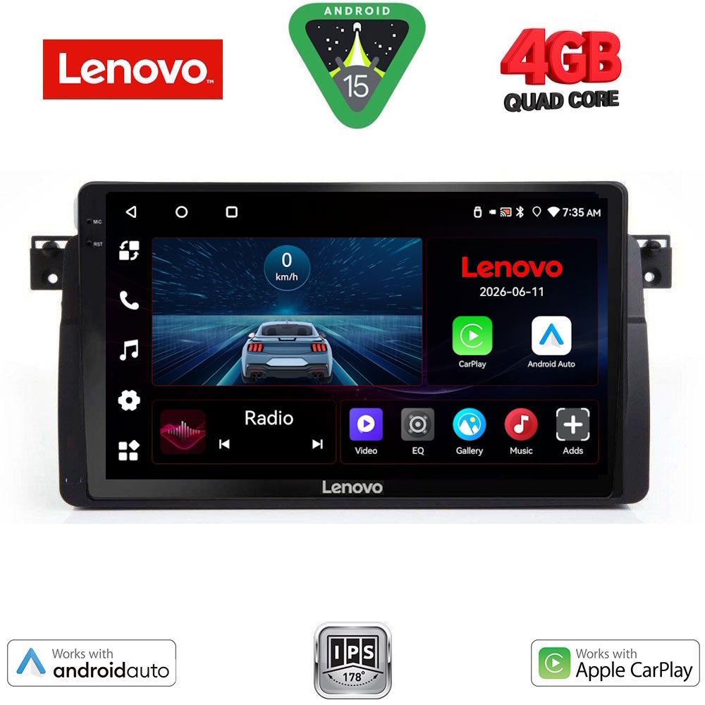 LENOVO LVE 8042_CPAA (9inc) MULTIMEDIA TABLET for BMW E46 mod. 1998-2005 LENOVO LVE 8042_CPAA (9inc) MULTIMEDIA TABLET for BMW E46 mod. 1998-2005