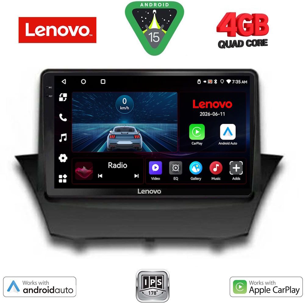 LENOVO LVE 8154A_CPAA (9inc) MULTIMEDIA TABLET for FORD FIESTA mod. 2008-2017 LENOVO LVE 8154A_CPAA (9inc) MULTIMEDIA TABLET for FORD FIESTA mod. 2008-2017