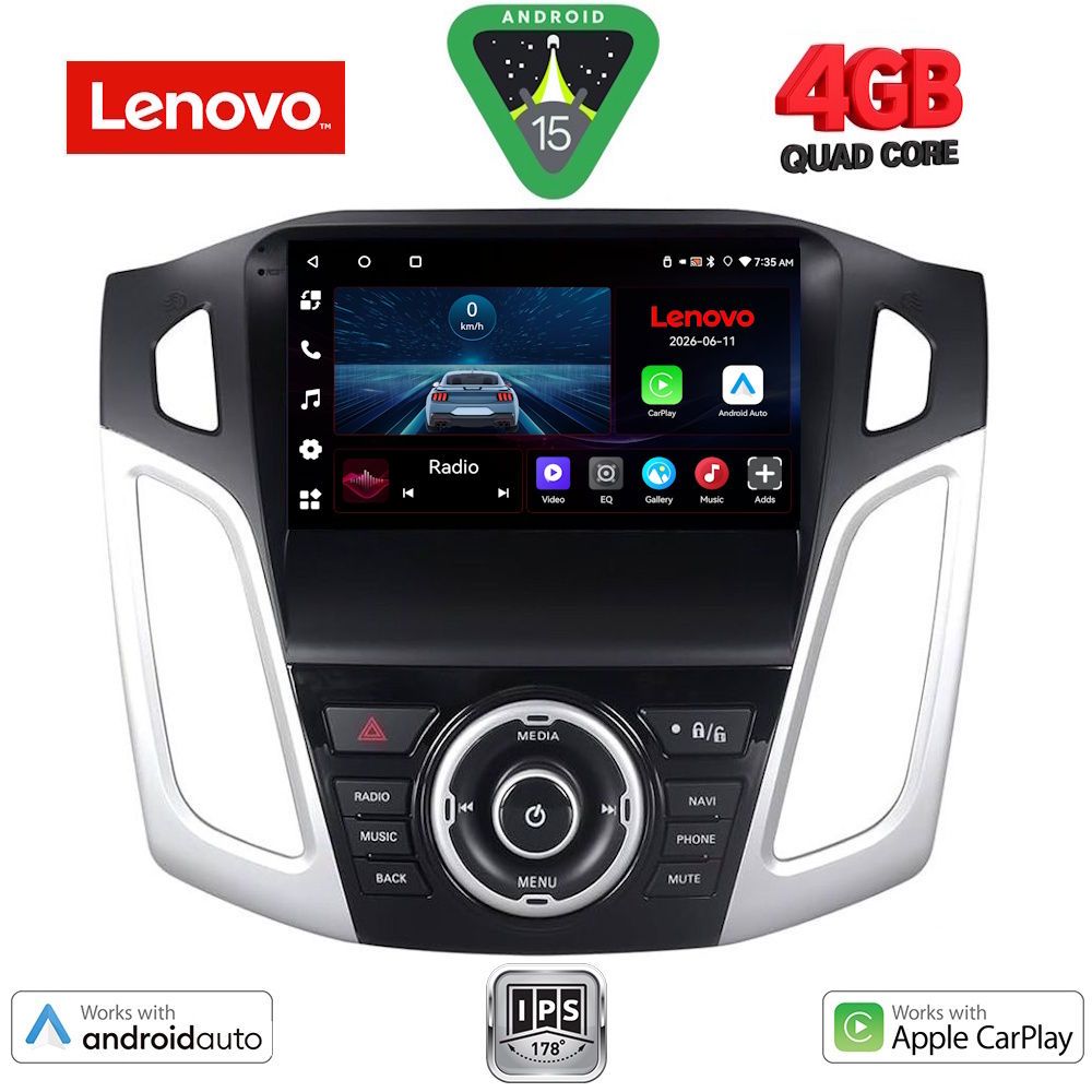 LENOVO LVE 8157_CPAA (9inc) MULTIMEDIA TABLET for FORD FOCUS mod. 2011-2018 LENOVO LVE 8157_CPAA (9inc) MULTIMEDIA TABLET for FORD FOCUS mod. 2011-2018