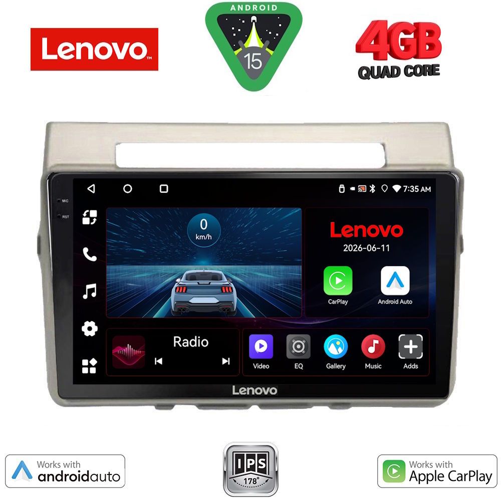 LENOVO LVE 8112_CPAA (9inc) MULTIMEDIA TABLET for DACIA DOKKER 2012-2022 LENOVO LVE 8112_CPAA (9inc) MULTIMEDIA TABLET for DACIA DOKKER 2012-2022