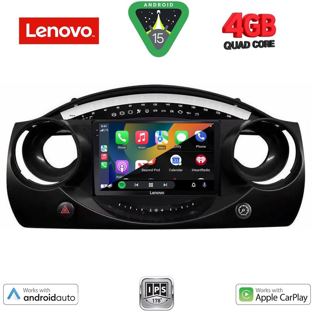 LENOVO LVE 8063_CPAA (9inc) MULTIMEDIA TABLET for MINI COOPER (R50-R52-R53) mod. 2000-2006 LENOVO LVE 8063_CPAA (9inc) MULTIMEDIA TABLET for MINI COOPER (R50-R52-R53) mod. 2000-2006