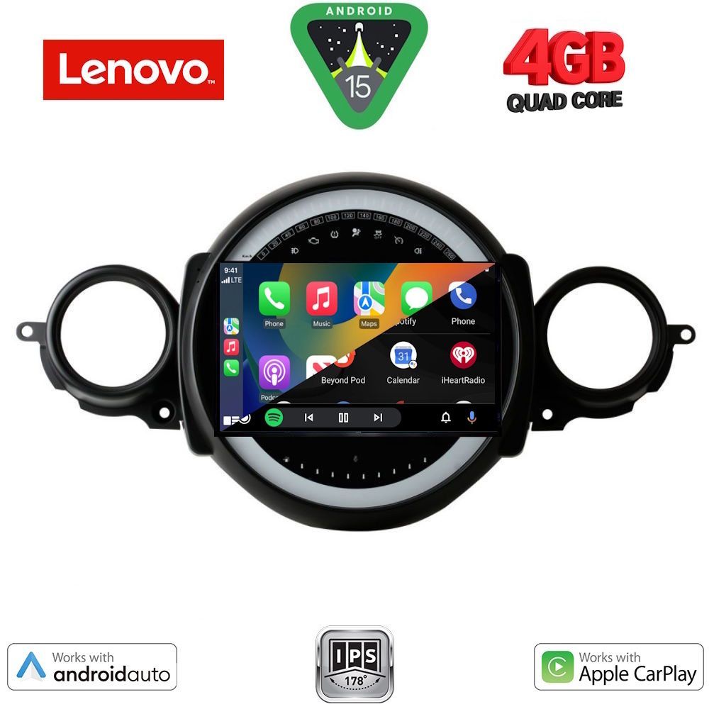 LENOVO LVE 8064_CPAA (9inc) MULTIMEDIA TABLET for MINI COOPER (R56-R57) mod. 2006-2014 - CLUBMAN (R55) mod. 2007-2014 LENOVO LVE 8064_CPAA (9inc) MULTIMEDIA TABLET for MINI COOPER (R56-R57) mod. 2006-2014 - CLUBMAN (R55) mod. 2007-2014