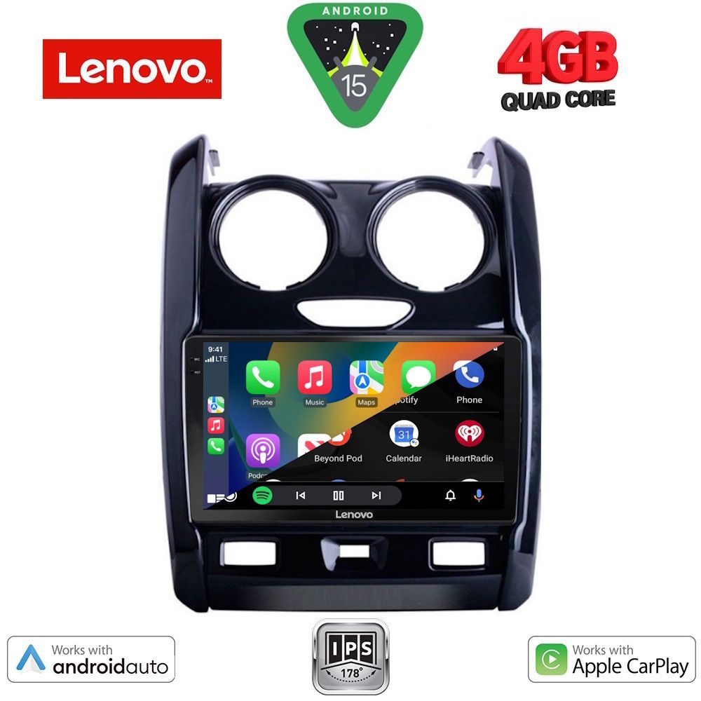 LENOVO LVE 8103_CPAA (9inc) MULTIMEDIA TABLET for DACIA DUSTER mod. 2012-2019 LENOVO LVE 8103_CPAA (9inc) MULTIMEDIA TABLET for DACIA DUSTER mod. 2012-2019