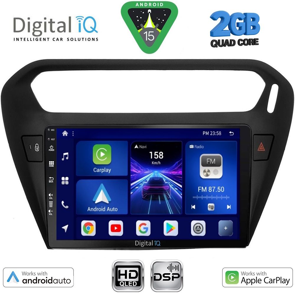 DIGITAL IQ BXC 3511BL_CPAA (9inc) MULTIMEDIA TABLET for CITROEN ELYSEE – PEUGEOT 301 mod. 2013> (BLACK) DIGITAL IQ BXC 3511BL_CPAA (9inc) MULTIMEDIA TABLET for CITROEN ELYSEE – PEUGEOT 301 mod. 2013> (BLACK)