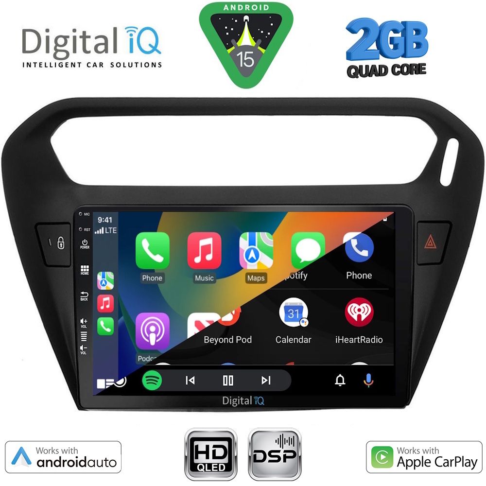 DIGITAL IQ BXC 3511BL_CPAA (9inc) MULTIMEDIA TABLET for CITROEN ELYSEE – PEUGEOT 301 mod. 2013> (BLACK) DIGITAL IQ BXC 3511BL_CPAA (9inc) MULTIMEDIA TABLET for CITROEN ELYSEE – PEUGEOT 301 mod. 2013> (BLACK)