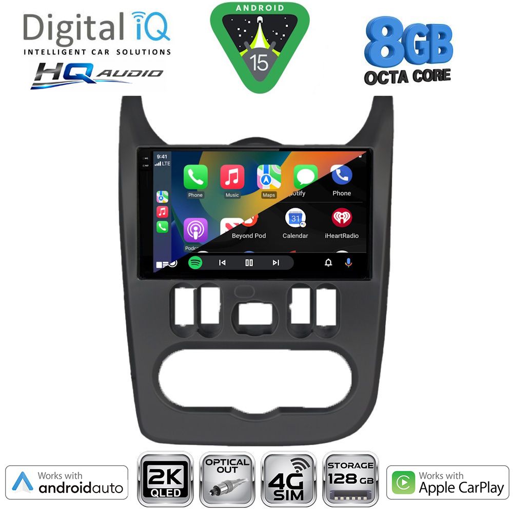 DIGITAL IQ BXK 20101BL_CPAA (9inc) MULTIMEDIA TABLET for DACIA DUSTER – LOGAN – SANDERO mod. 2006-2012 (BLACK) DIGITAL IQ BXK 20101BL_CPAA (9inc) MULTIMEDIA TABLET for DACIA DUSTER – LOGAN – SANDERO mod. 2006-2012 (BLACK)