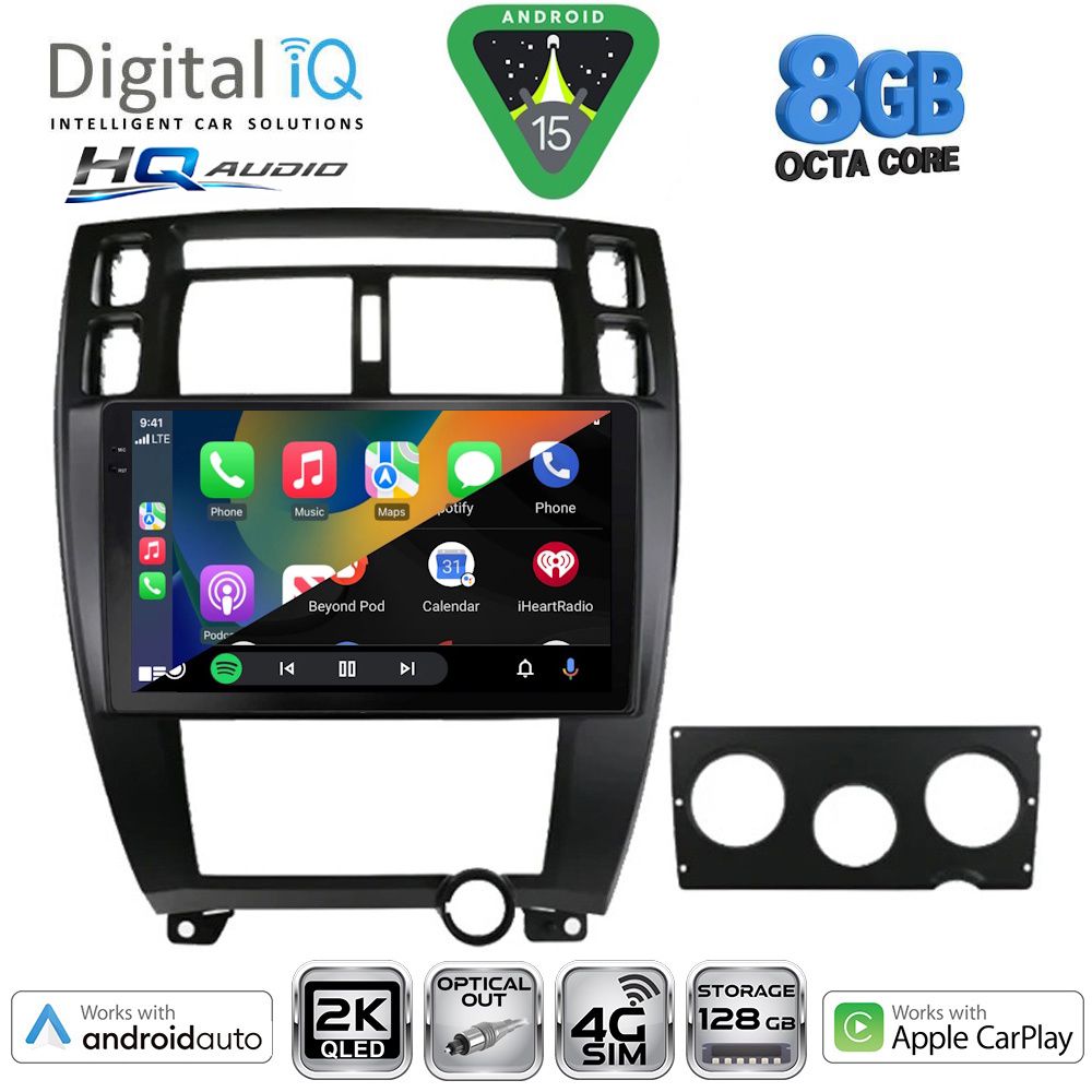DIGITAL IQ BXK 20241BL_CPAA (10inc) MULTIMEDIA TABLET for HYUNDAI TUCSON mod. 2004-2010 (BLACK) DIGITAL IQ BXK 20241BL_CPAA (10inc) MULTIMEDIA TABLET for HYUNDAI TUCSON mod. 2004-2010 (BLACK)