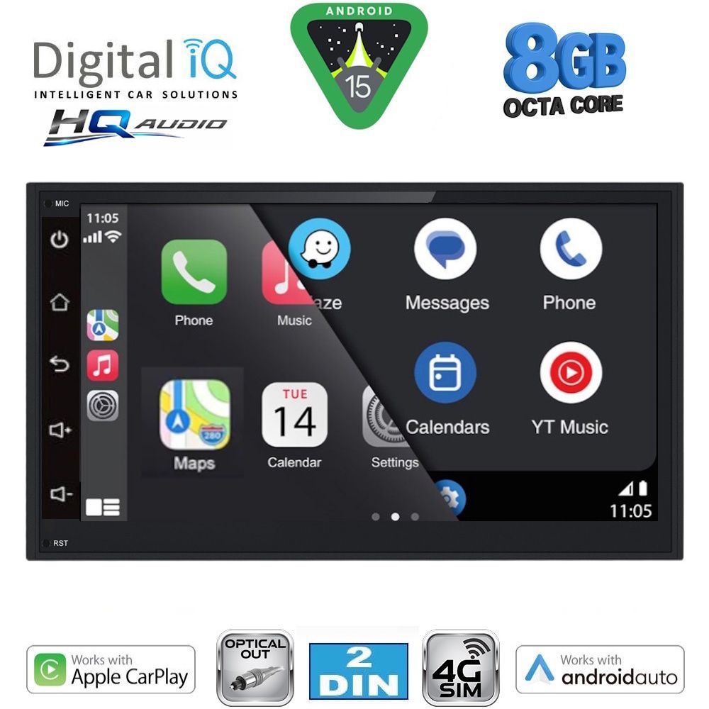 DIGITAL IQ BXK 869_CPAA (6.8" DIN) 4G SIM MULTIMEDIA 2 DIN DIGITAL IQ BXK 869_CPAA (6.8" DIN) 4G SIM MULTIMEDIA 2 DIN