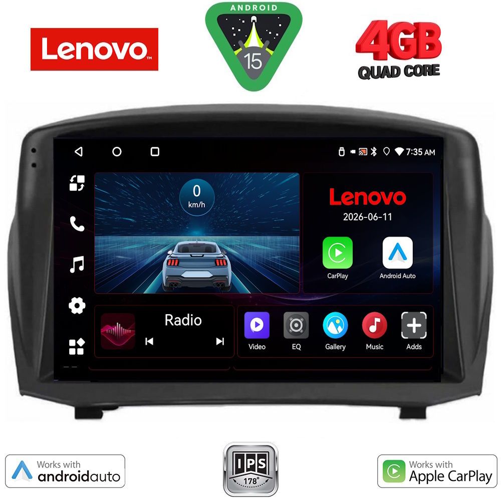 LENOVO LVE 8154B_CPAA (9inc) MULTIMEDIA TABLET for FORD FIESTA mod. 2008-2017 LENOVO LVE 8154B_CPAA (9inc) MULTIMEDIA TABLET for FORD FIESTA mod. 2008-2017
