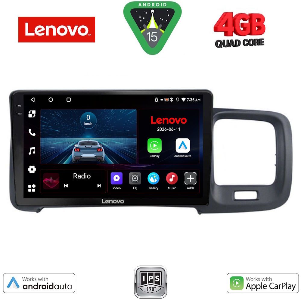 LENOVO LVE 8785_CPAA (9inc) MULTIMEDIA TABLET for VOLVO S60 mod. 2010-2018 LENOVO LVE 8785_CPAA (9inc) MULTIMEDIA TABLET for VOLVO S60 mod. 2010-2018