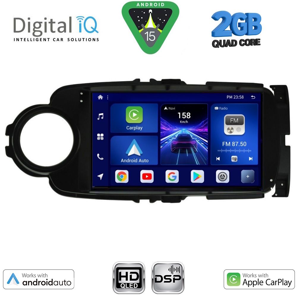 DIGITAL IQ BXC 3737BL_CPAA (9inc) MULTIMEDIA TABLET for TOYOTA YARIS mod. 2011-2015 (BLACK) DIGITAL IQ BXC 3737BL_CPAA (9inc) MULTIMEDIA TABLET for TOYOTA YARIS mod. 2011-2015 (BLACK)