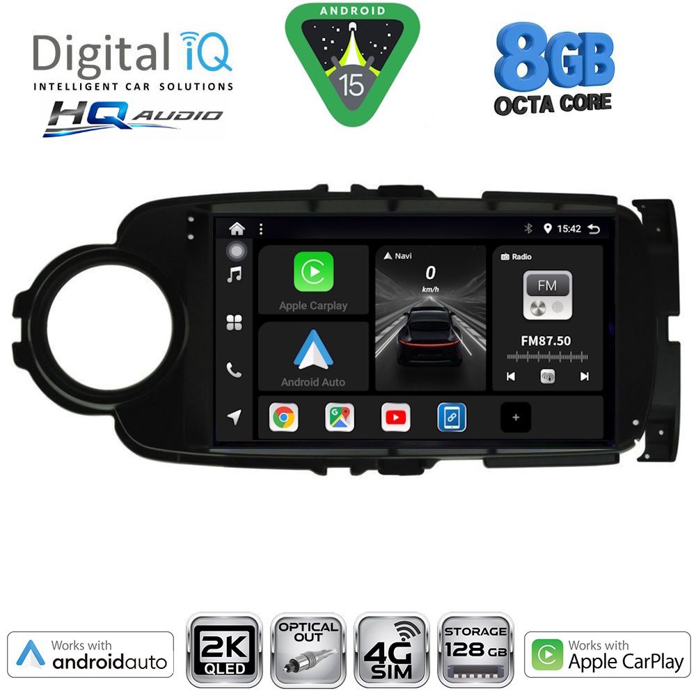 DIGITAL IQ BXK 20737BL_CPAA (9inc) MULTIMEDIA TABLET for TOYOTA YARIS mod. 2011-2015 (BLACK) DIGITAL IQ BXK 20737BL_CPAA (9inc) MULTIMEDIA TABLET for TOYOTA YARIS mod. 2011-2015 (BLACK)