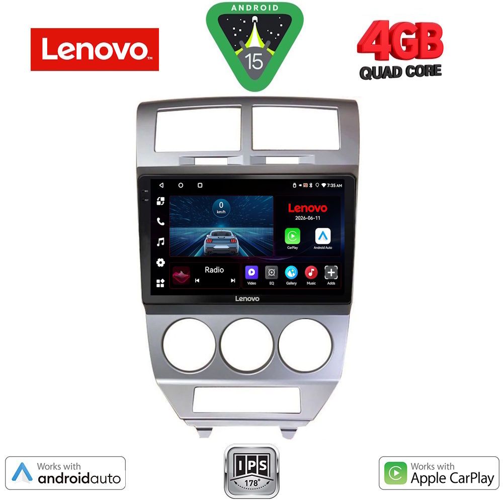 LENOVO LVE 8275_CPAA (10inc) MULTIMEDIA TABLET for DODGE CALIBER mod. 2006-2012 LENOVO LVE 8275_CPAA (10inc) MULTIMEDIA TABLET for DODGE CALIBER mod. 2006-2012