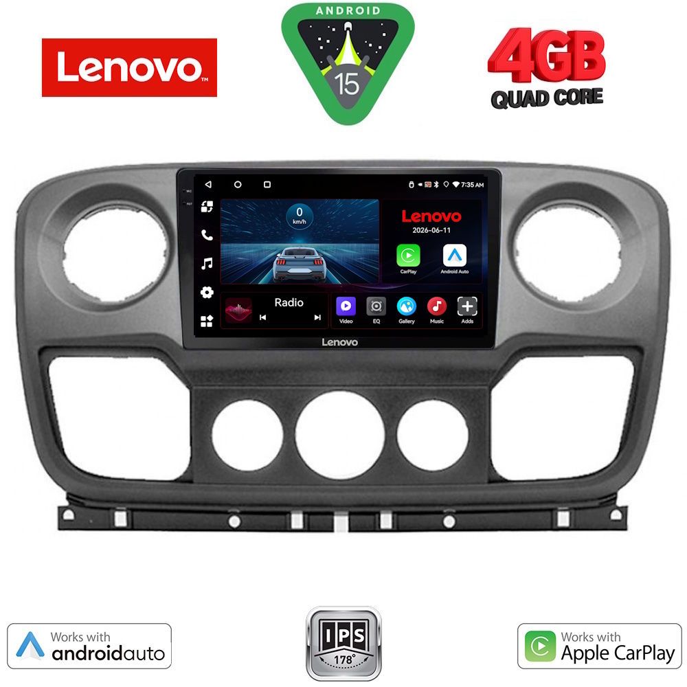 LENOVO LVE 8463_CPAA (10inc) MULTIMEDIA TABLET for NISSAN NV400 - OPEL MOVANO - RENAULT MASTER mod. 2010-2020 LENOVO LVE 8463_CPAA (10inc) MULTIMEDIA TABLET for NISSAN NV400 - OPEL MOVANO - RENAULT MASTER mod. 2010-2020