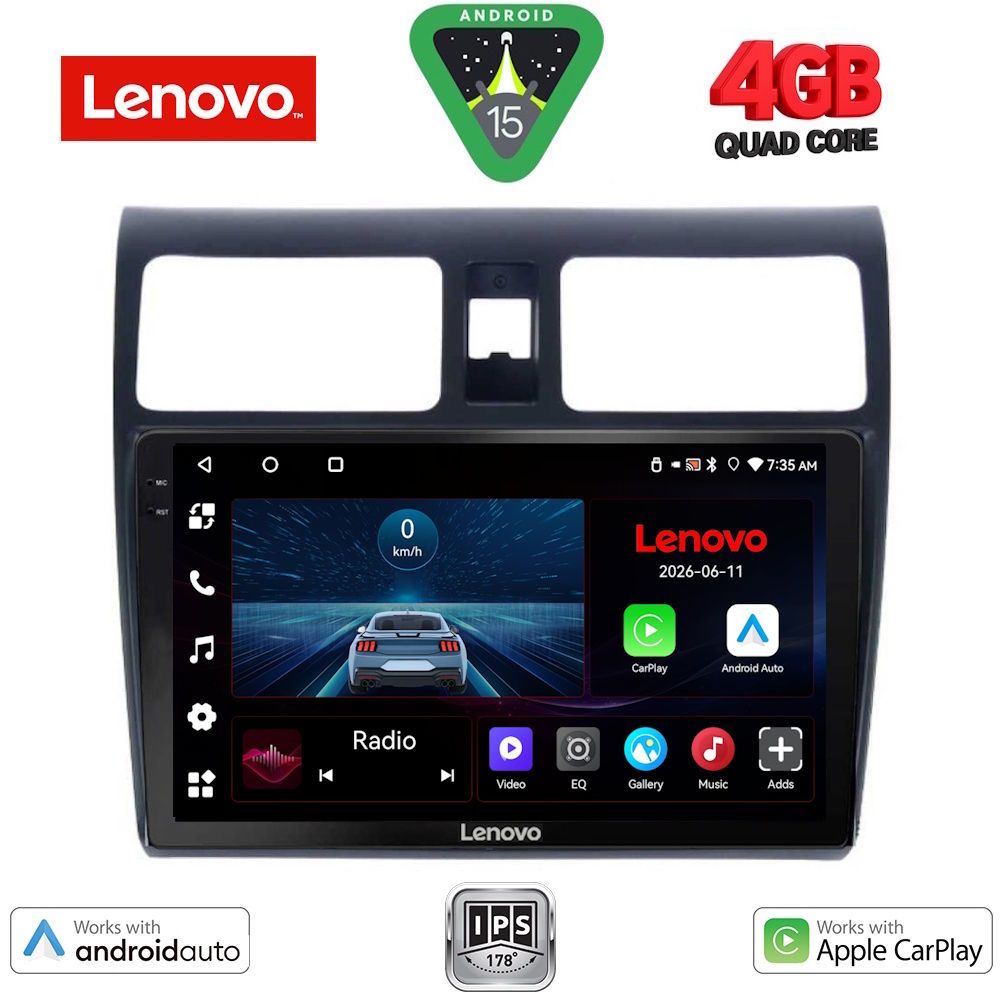 LENOVO LVE 8684_CPAA (10inc) MULTIMEDIA TABLET for SUZUKI SWIFT mod. 2005-2011 LENOVO LVE 8684_CPAA (10inc) MULTIMEDIA TABLET for SUZUKI SWIFT mod. 2005-2011