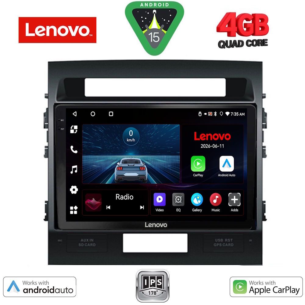 LENOVO LVE 8724_CPAA (10inc) MULTIMEDIA TABLET for TOYOTA LAND CRUISER mod. 2008-2015 LENOVO LVE 8724_CPAA (10inc) MULTIMEDIA TABLET for TOYOTA LAND CRUISER mod. 2008-2015