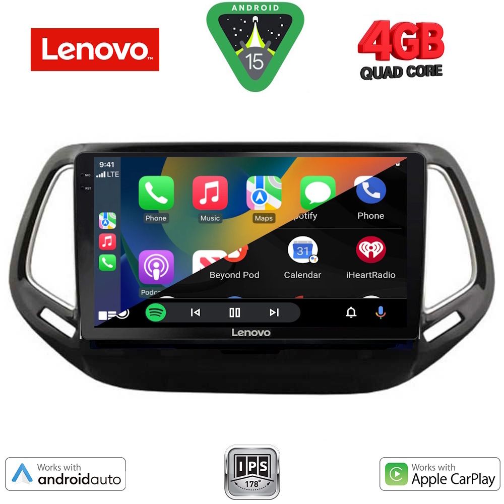 LENOVO LVE 8278_CPAA (10inc) MULTIMEDIA TABLET for JEEP COMPASS mod. 2016-2021 LENOVO LVE 8278_CPAA (10inc) MULTIMEDIA TABLET for JEEP COMPASS mod. 2016-2021