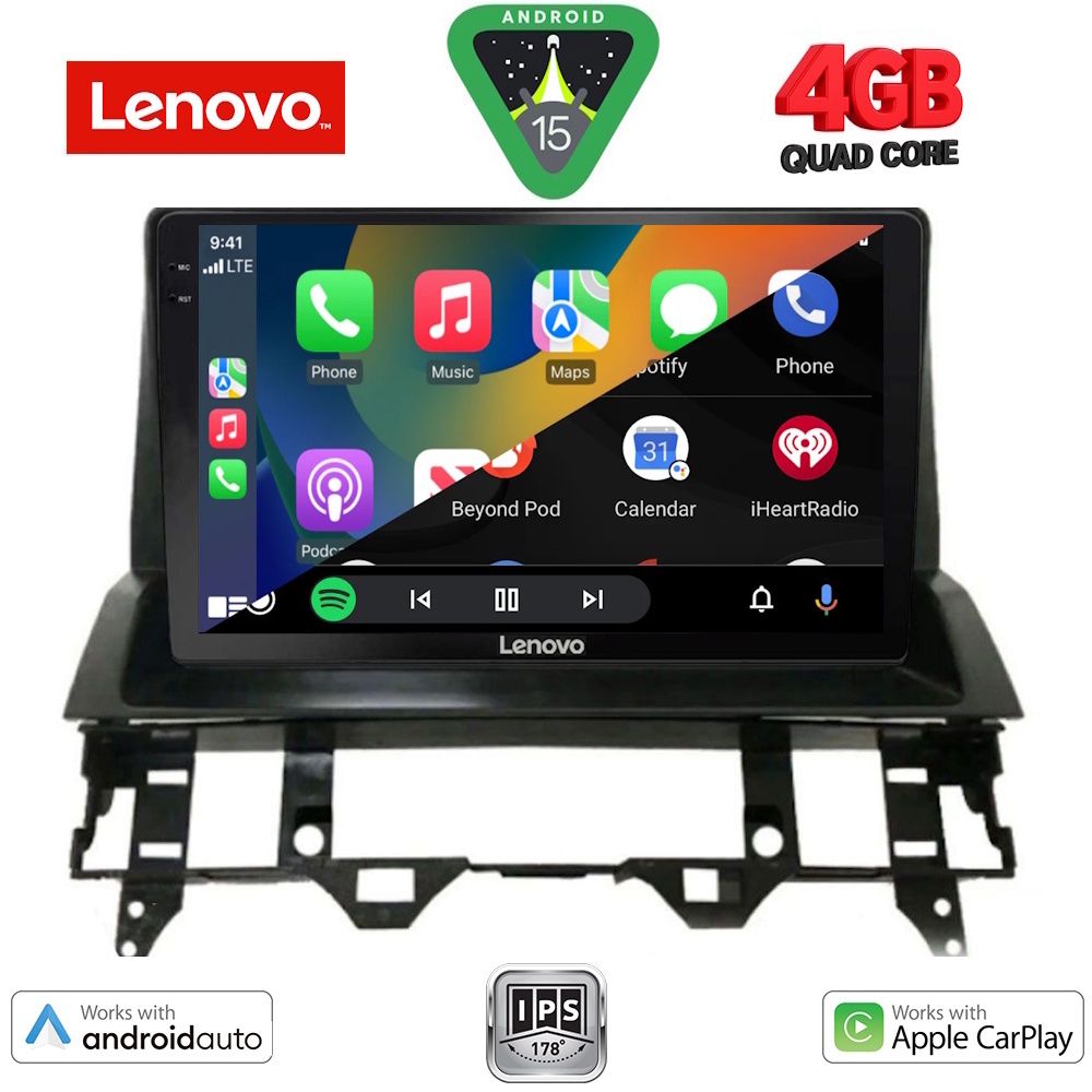 LENOVO LVE 8376_CPAA DASH (10inc) MULTIMEDIA TABLET for MAZDA 6 mod. 2002-2008 LENOVO LVE 8376_CPAA DASH (10inc) MULTIMEDIA TABLET for MAZDA 6 mod. 2002-2008