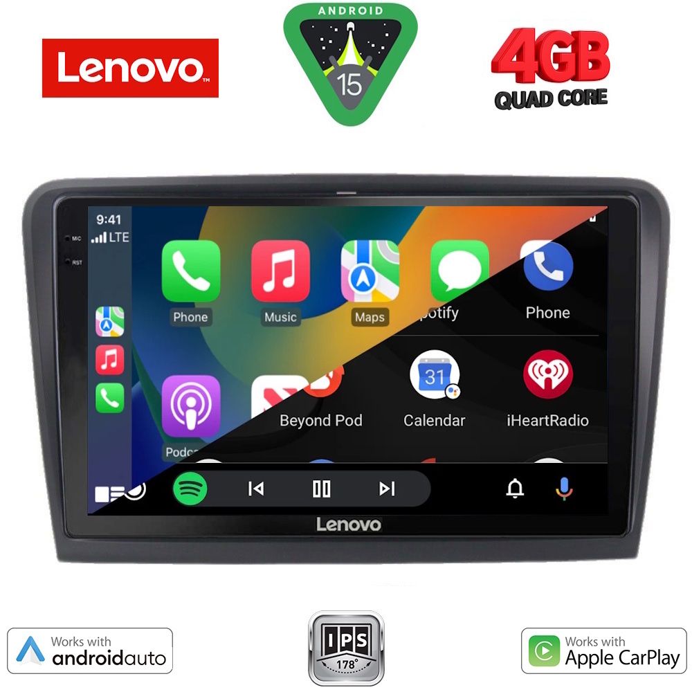 LENOVO LVE 8604B_CPAA (10inc) MULTIMEDIA TABLET for SKODA SUPERB mod. 2008-2015 LENOVO LVE 8604B_CPAA (10inc) MULTIMEDIA TABLET for SKODA SUPERB mod. 2008-2015