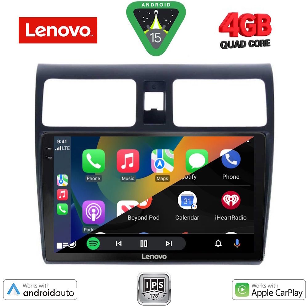 LENOVO LVE 8684_CPAA (10inc) MULTIMEDIA TABLET for SUZUKI SWIFT mod. 2005-2011 LENOVO LVE 8684_CPAA (10inc) MULTIMEDIA TABLET for SUZUKI SWIFT mod. 2005-2011