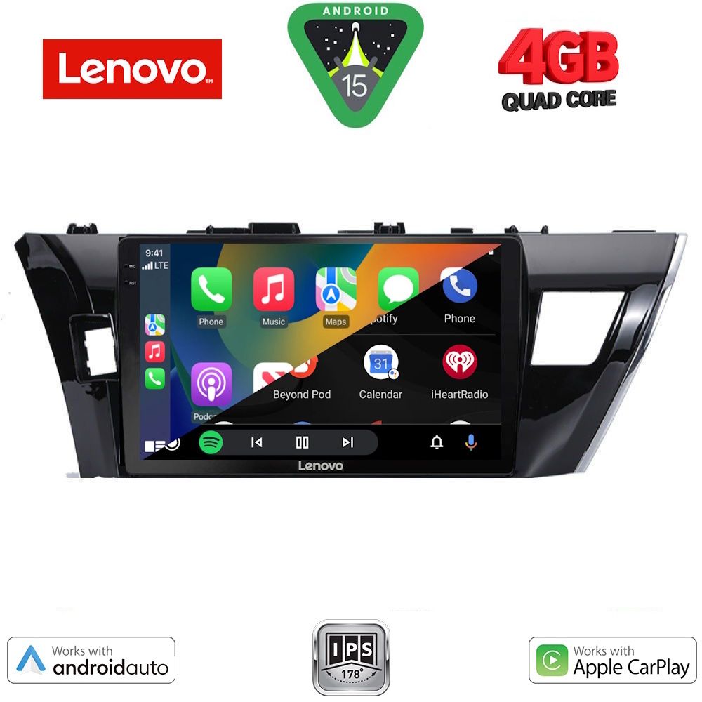 LENOVO LVE 8714SM_CPAA (10inc) MULTIMEDIA TABLET for TOYOTA COROLLA mod. 2013-2016 LENOVO LVE 8714SM_CPAA (10inc) MULTIMEDIA TABLET for TOYOTA COROLLA mod. 2013-2016