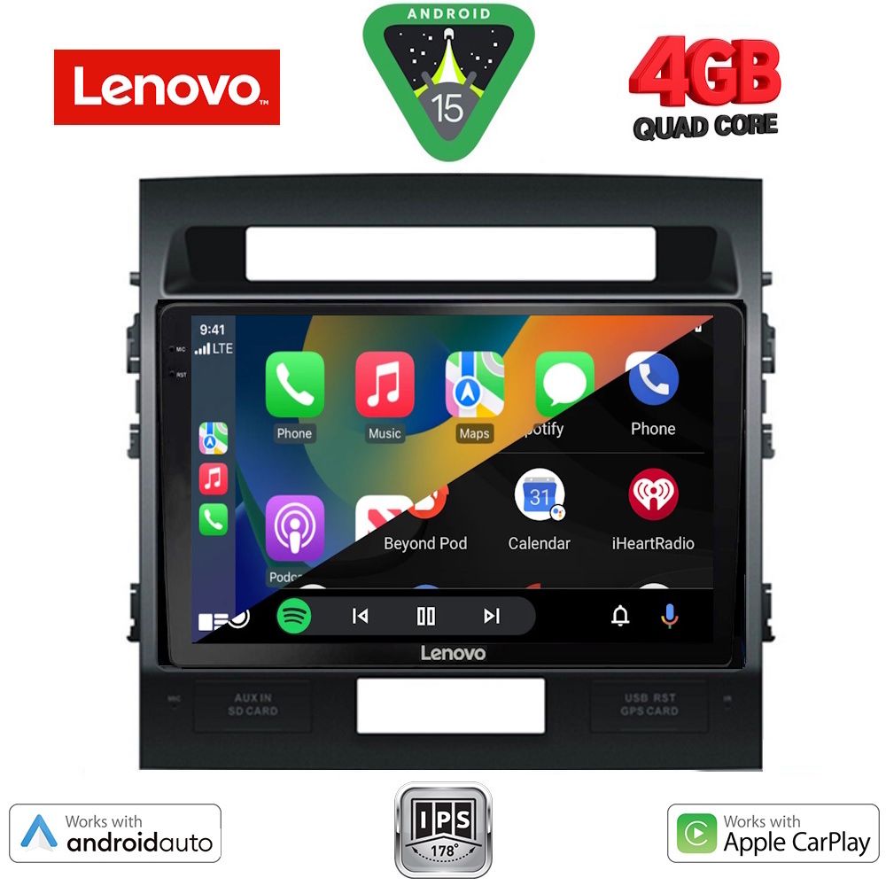 LENOVO LVE 8724_CPAA (10inc) MULTIMEDIA TABLET for TOYOTA LAND CRUISER mod. 2008-2015 LENOVO LVE 8724_CPAA (10inc) MULTIMEDIA TABLET for TOYOTA LAND CRUISER mod. 2008-2015