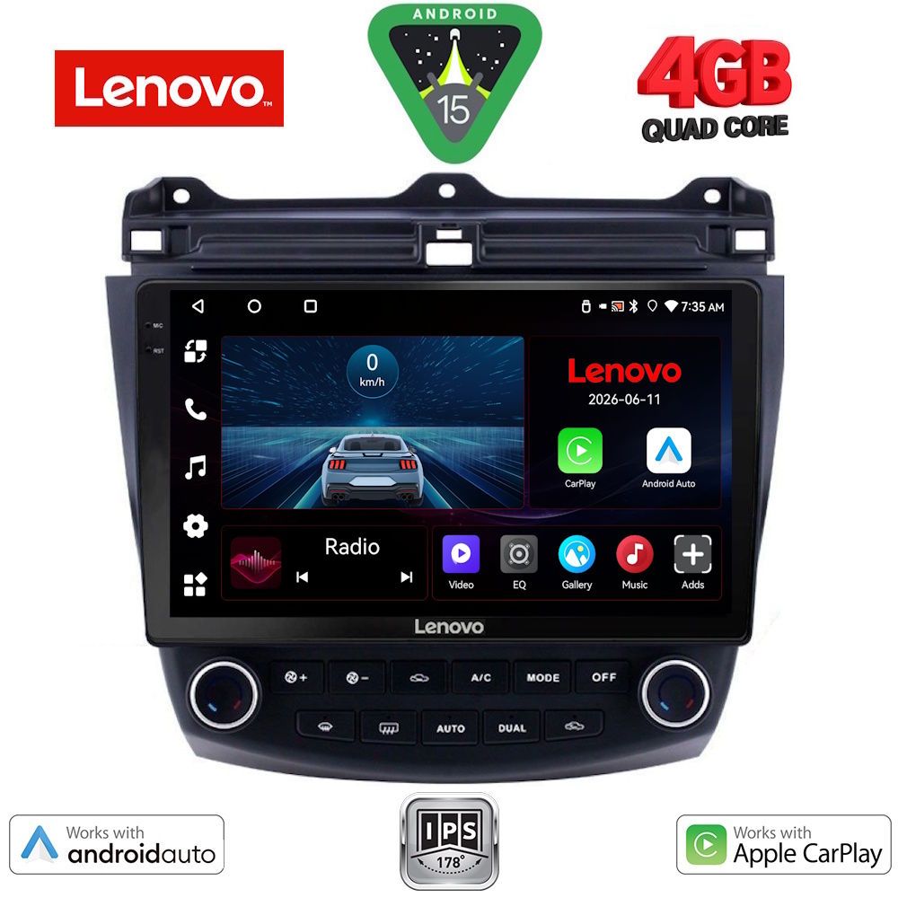 LENOVO LVE 8182_CPAA (10inc) MULTIMEDIA TABLET for HONDA ACCORD mod. 2003-2007 LENOVO LVE 8182_CPAA (10inc) MULTIMEDIA TABLET for HONDA ACCORD mod. 2003-2007